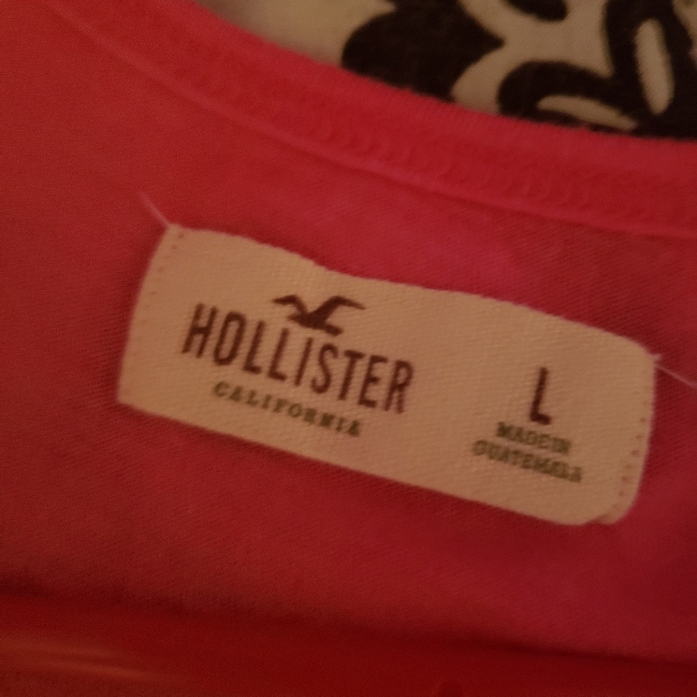 holister pink tanks